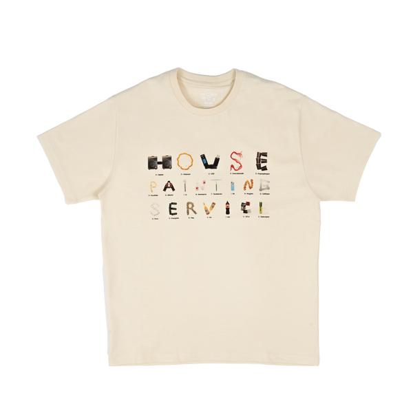 HPS Alphabet Tee - Cloud Creme