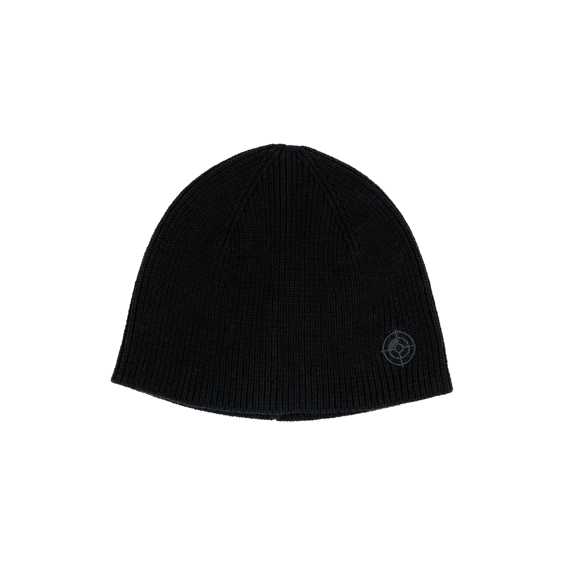 Hidden Logo Beanie - Black