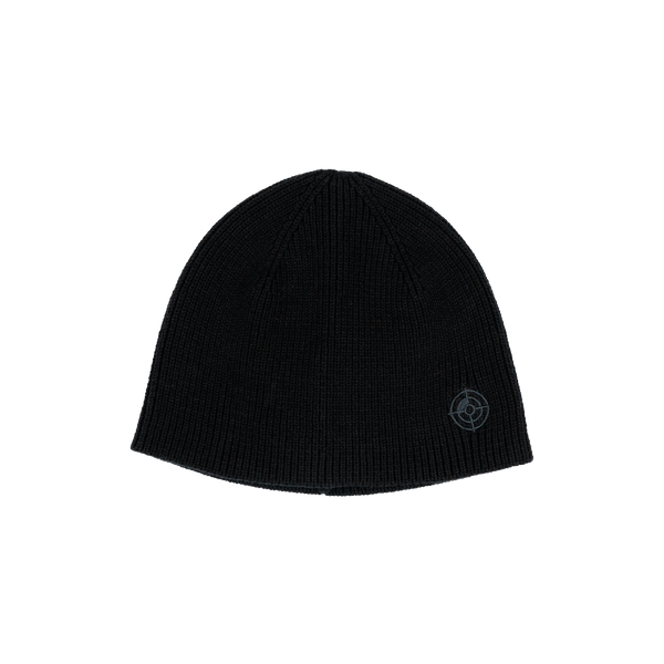 Hidden Logo Beanie - Black