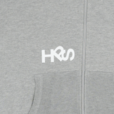 Grey Zip-Up Hoodie
