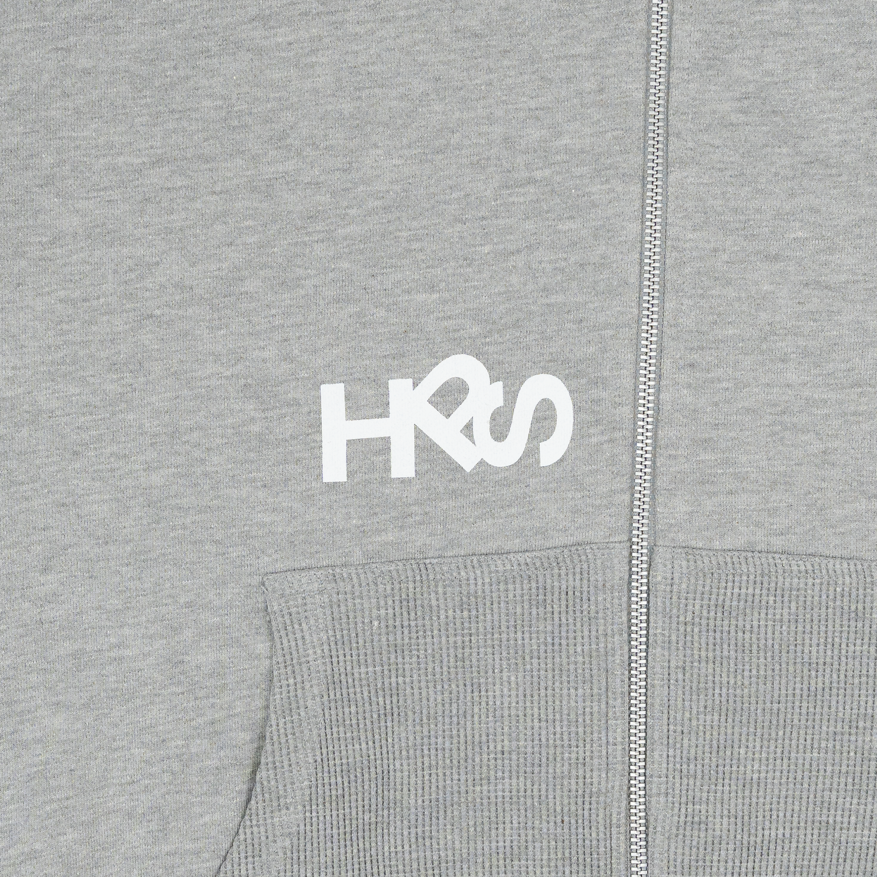 Grey Zip-Up Hoodie