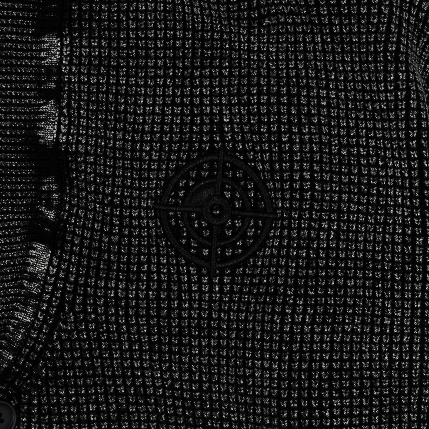 Hidden Logo Cardigan - Acid Washed