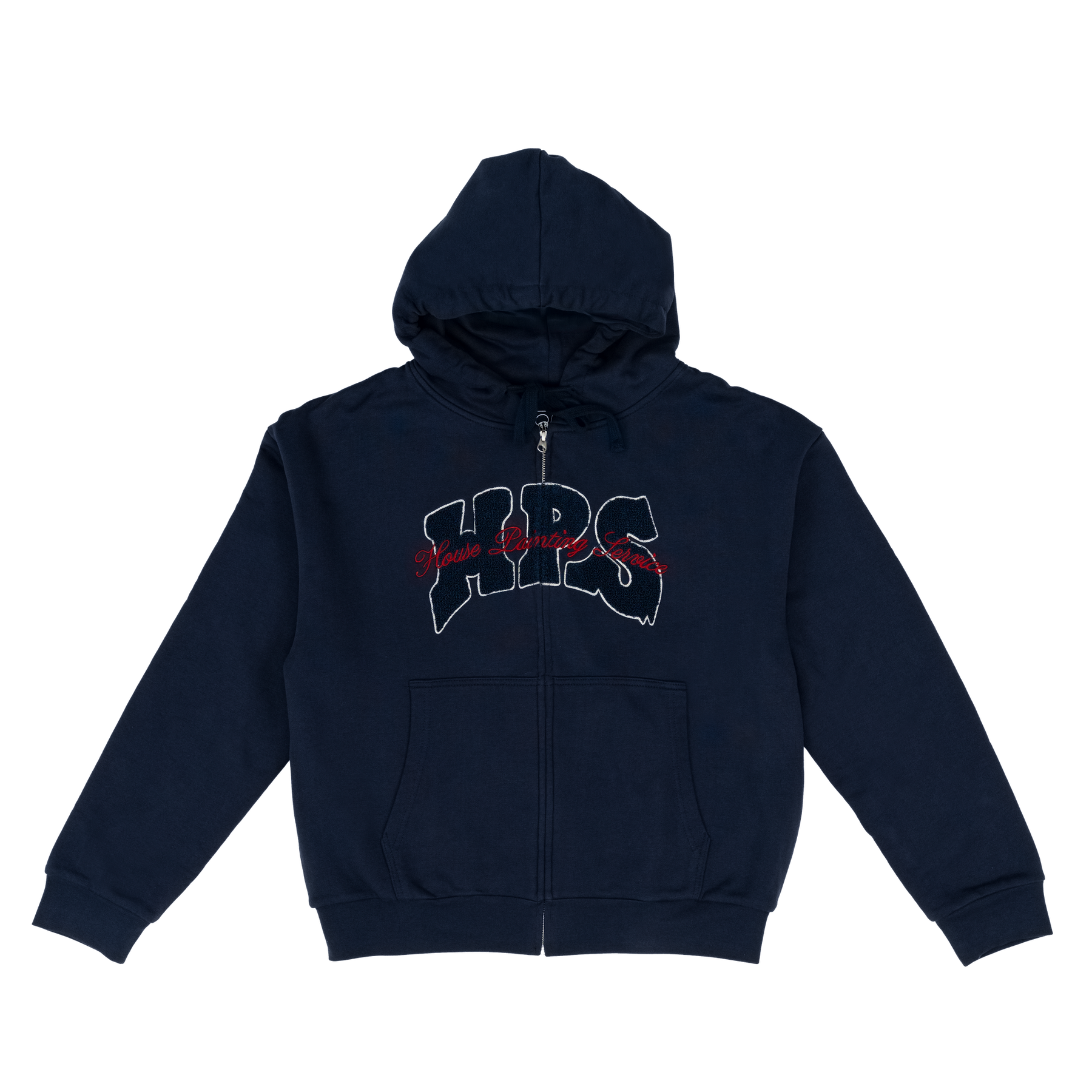 Zipped Hoodie Spellout