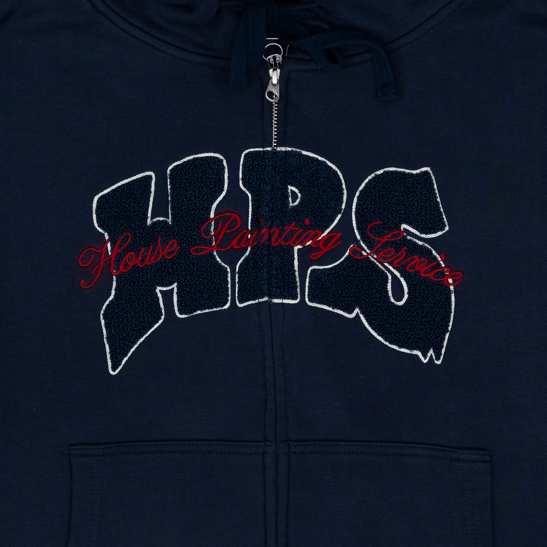 Zipped Hoodie Spellout