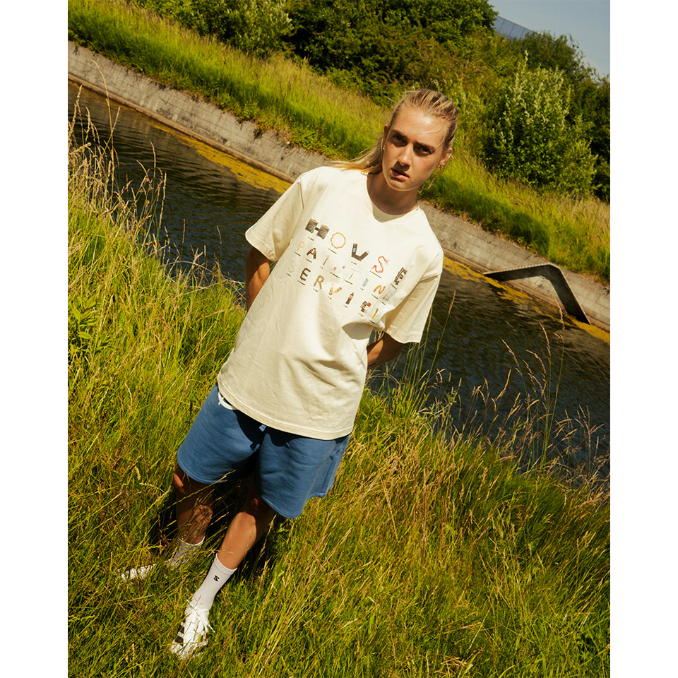 HPS Alphabet Tee - Cloud Creme