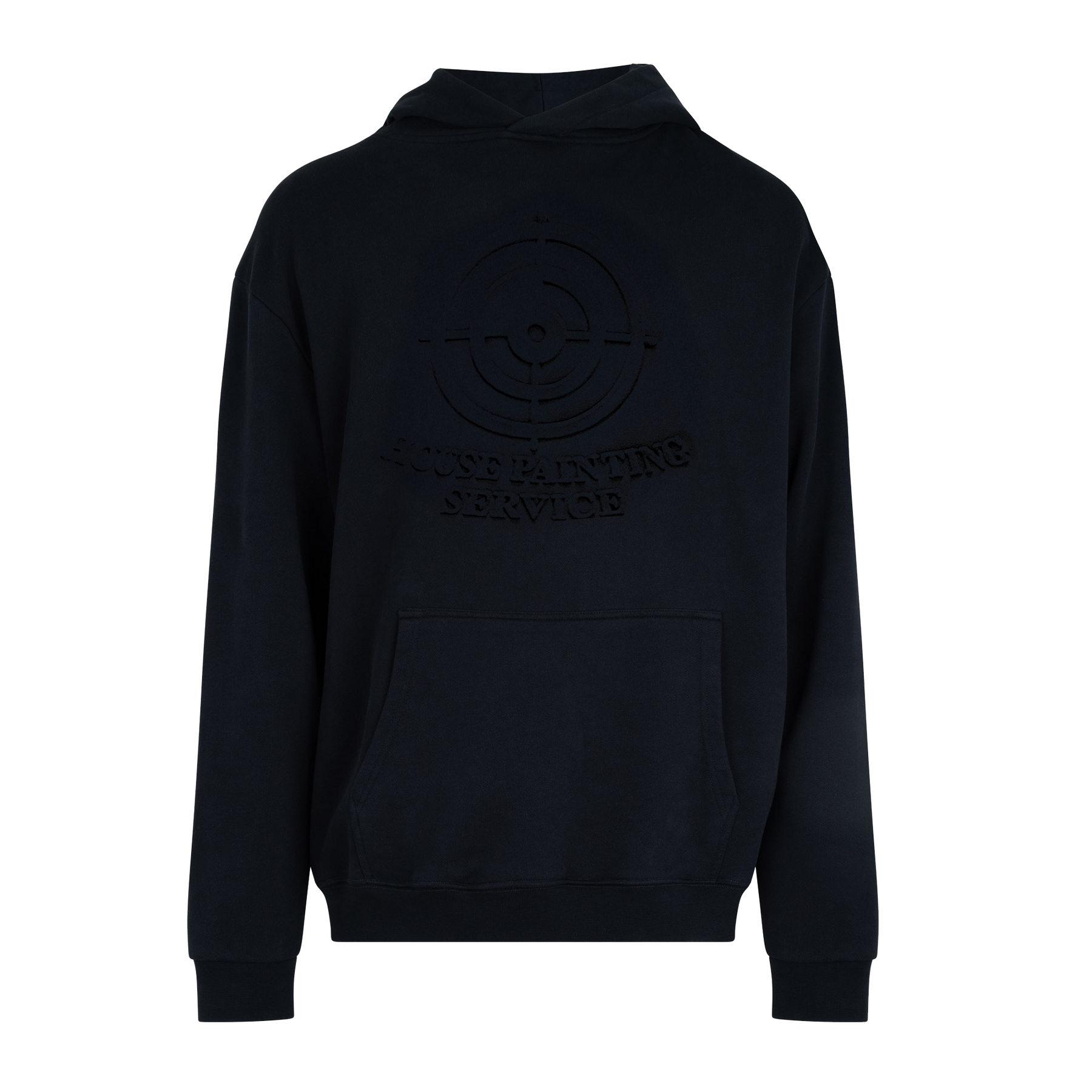 Black Embossed BL Hoodie