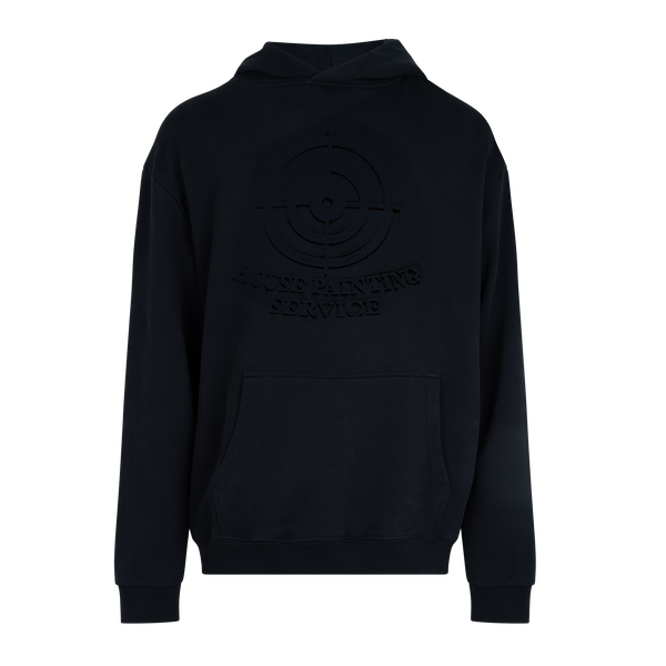 Black Embossed BL Hoodie