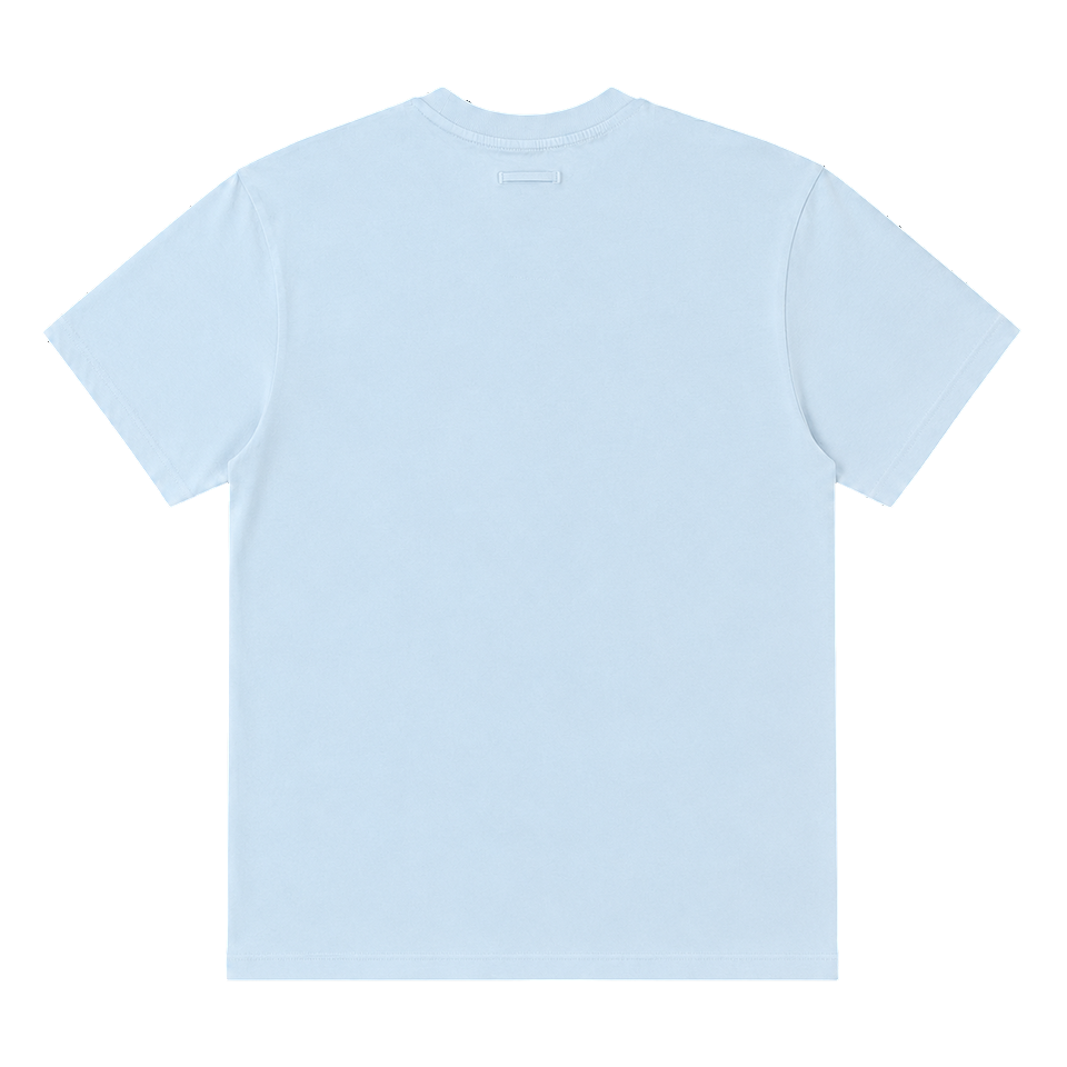 Big Logo T-shirt Flash Light Blue — t-shirt by House Painting Service, view 2