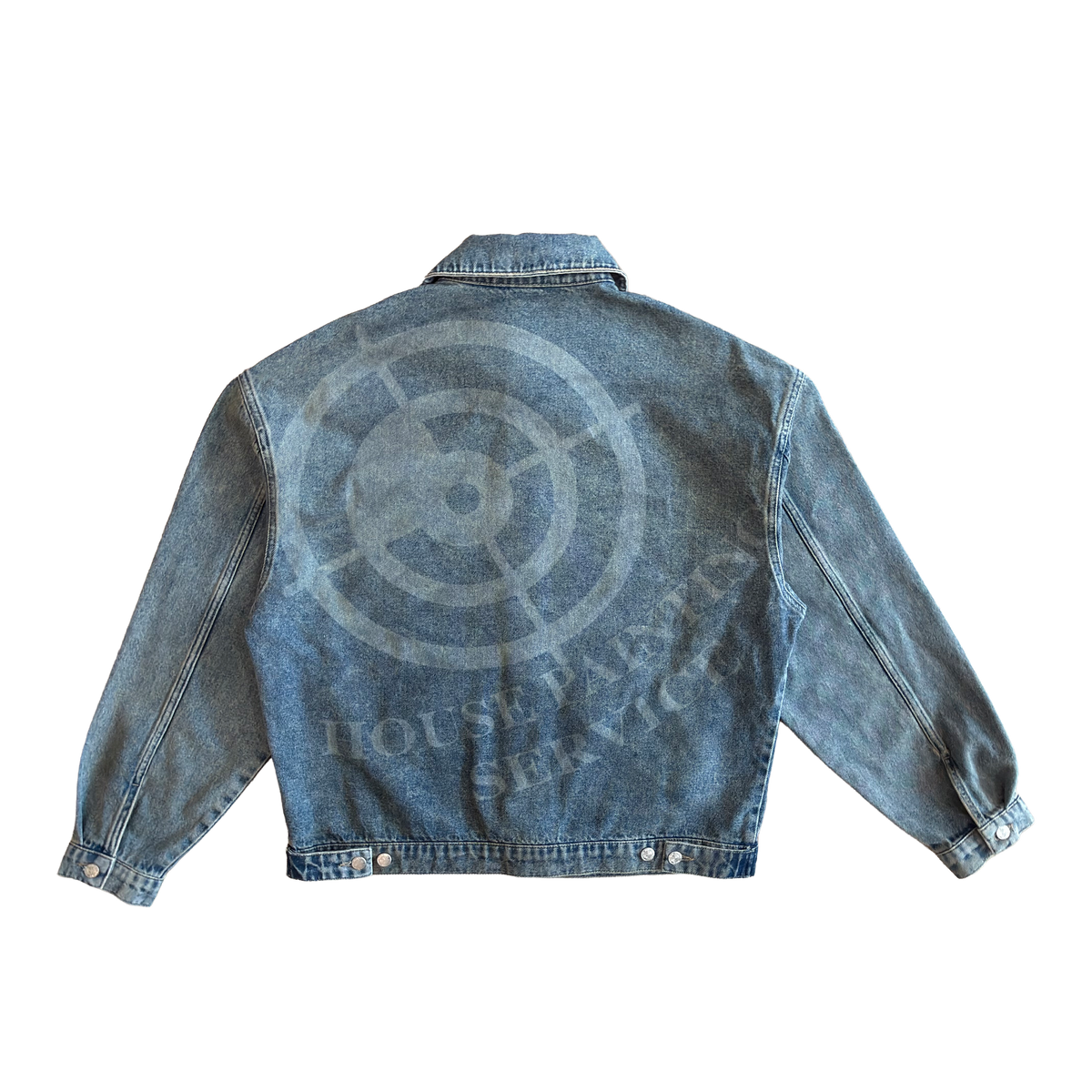 Big Logo Denim Jacket - Vintage Wash