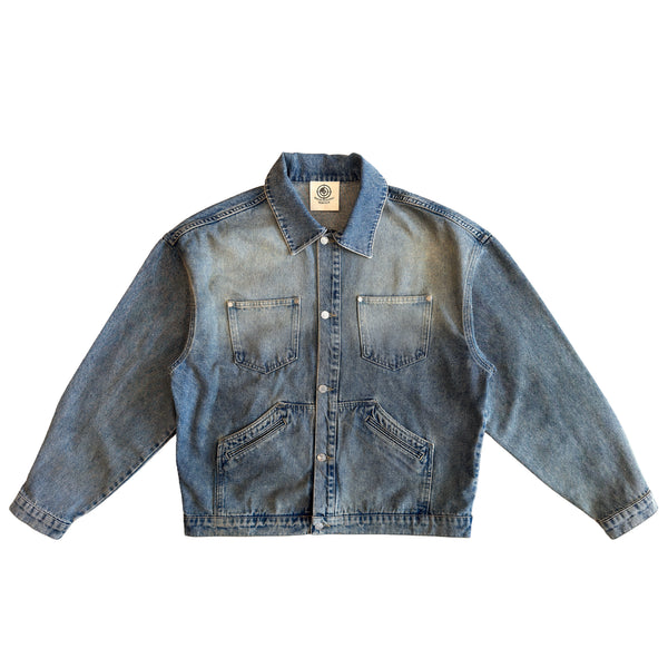 Big Logo Denim Jacket - Vintage Wash