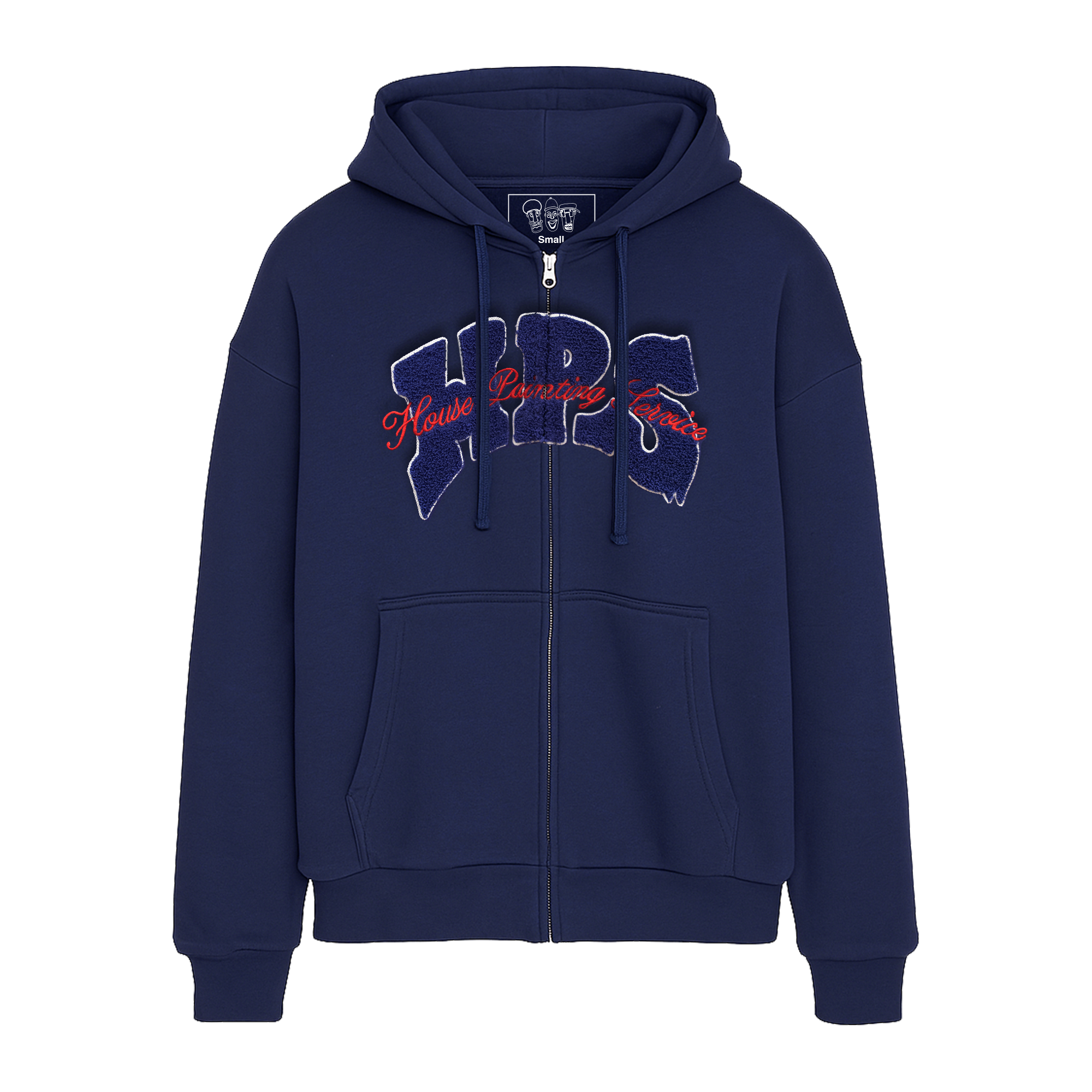 Zipped Hoodie Spellout