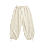 Hidden Logo Parachute Sweatpants - Grey Melange