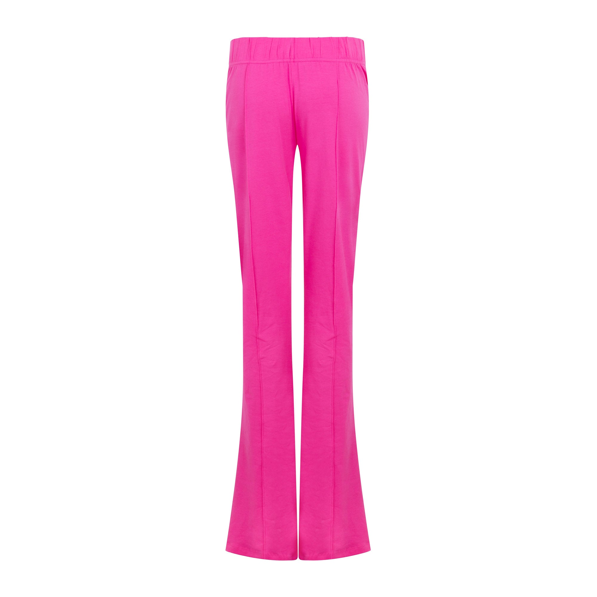 Flared trousers, pink