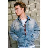 Big Logo Denim Jacket - Vintage Wash